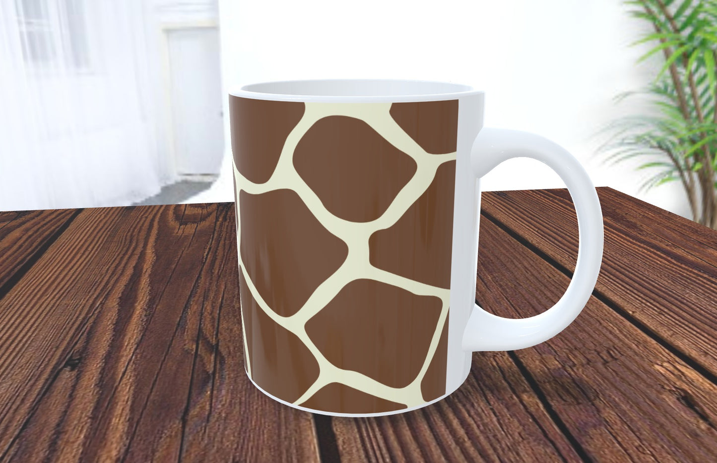 Taza diseño jirafa